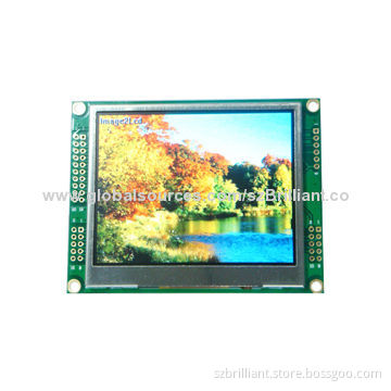 3.5-inch TFT LCD display modules with resistive touch panel, support C51 MCU/A-si TFT active matrix